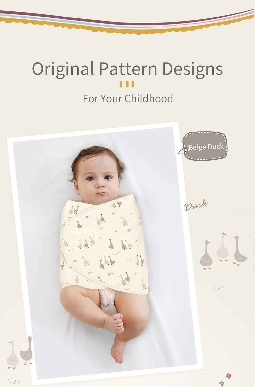 Bilayer Baby Wrap Blanket Newborn Baby Swaddle Tie Anti Startle Jump Blanket Summer Thin Cotton Soft Diaper Changing Blanket