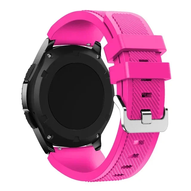 20mm 22mm Band for Samsung Galaxy Watch 7/5/6/4/3/46mm/active2/Gear s3 Frontier/Sport silicone bracelet Huawei GT 4/3/2/2E strap