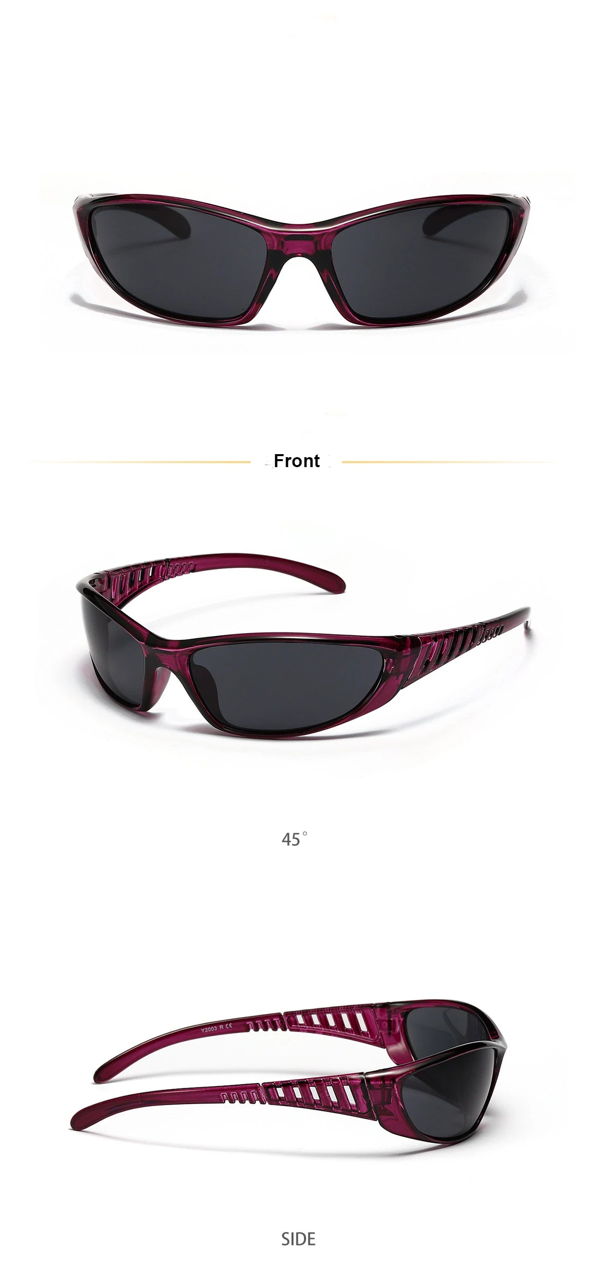 Silver sunglasses, color technology sensation, net red sunglasses, men's and women's fishing glasses accessories, tools, outdoor
