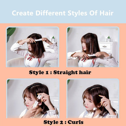 Mini Hair-Straightener Curly and Straight Hair Supplies Thermostatic Electric Ceramic Curling Iron National standard double flat