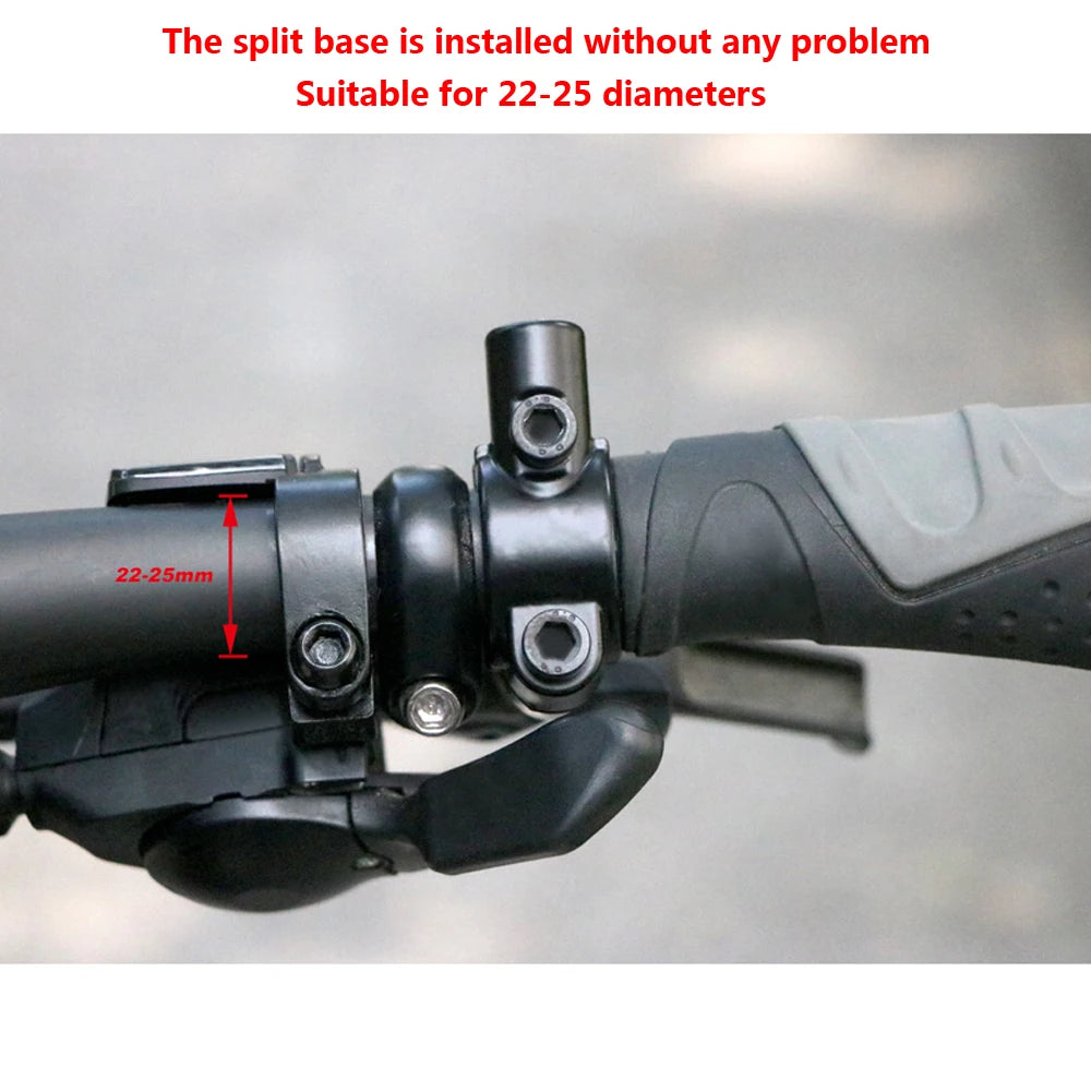 Universal Bike Handlebar Mirrors Motorcycle Rear View Mirror HD Wide Angle & 360° Rotating Back Sight Rearview Motorcycle Mirror