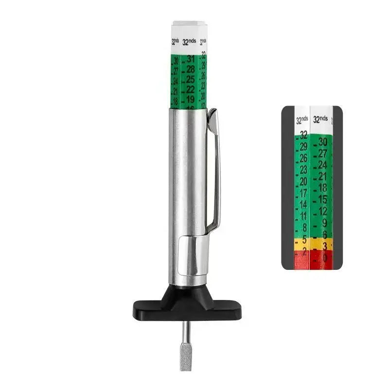 2/5/10Pcs Car Tyre Measuring Pen 25mm Universal Tire Tread Pattern Depth Measuring Tool AutomotiveTire Depth Gauge