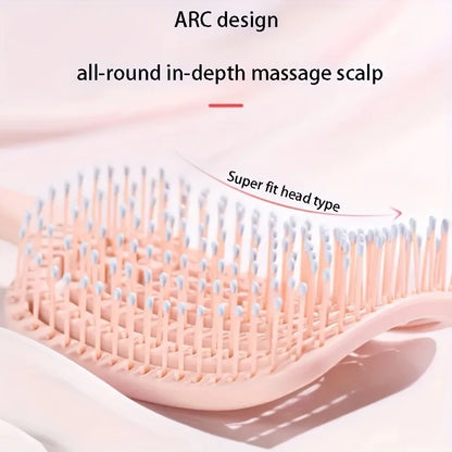 WANMEI Volumizing Detangling Hair Massage comb Hair Massage Comb with Hollowed-Out Design hair styling tools for real hair wigs