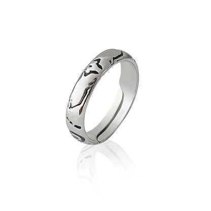 Anime Jujutsu Kaisen Ryomen Sukuna Itadori Yuji Ring Cosplay Metal Opening Adjustable Unisex Rings Jewelry Prop Accessories Gift