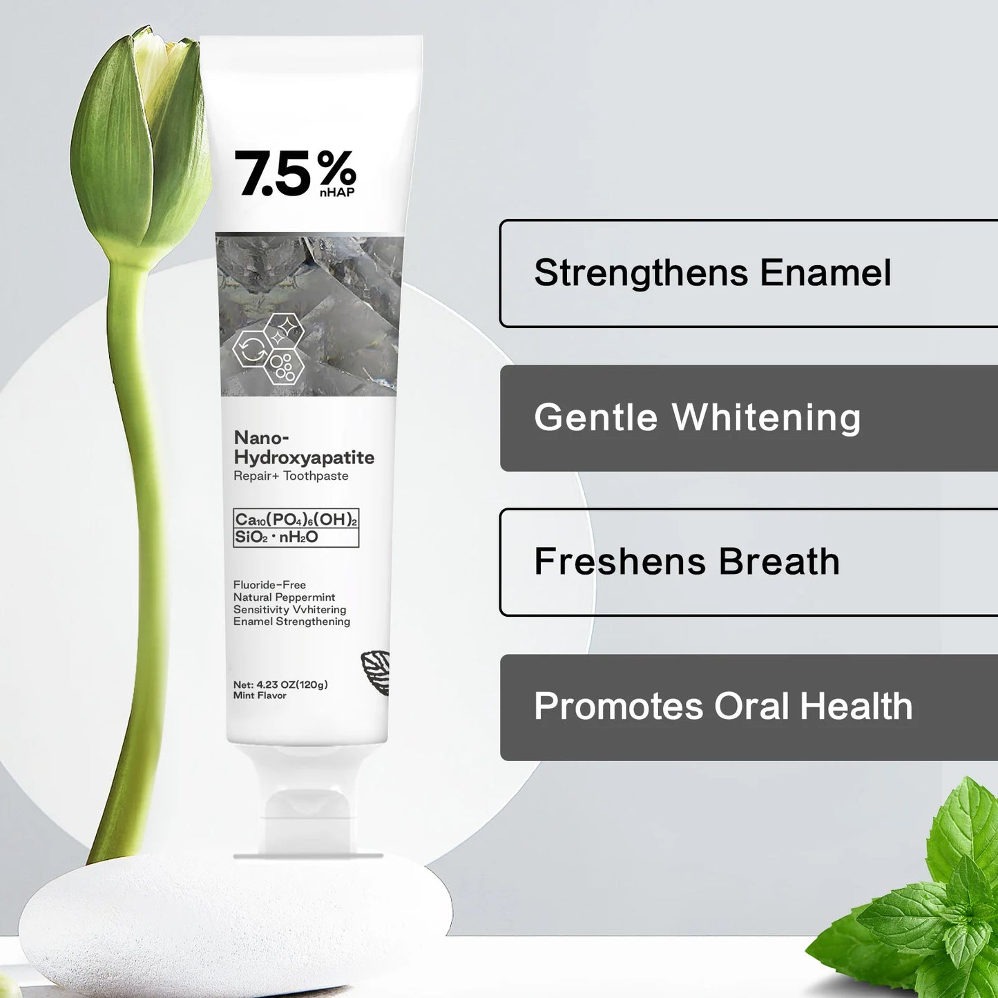 Nano Hydroxyapatite Toothpaste Remover Coffee Tea Stain Improve Bad Breath Prevent Caries Teeth Whitening Toothpaste Products