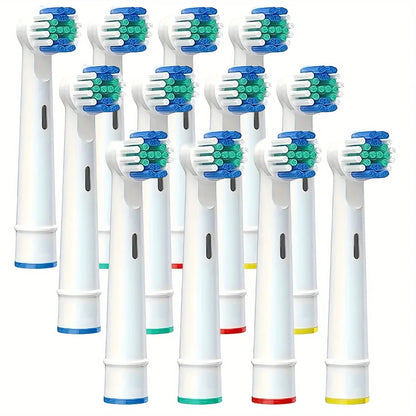 4/12/16 Pcs Replacement Toothbrush Heads Compatible with Oral-B Braun Professional Electric Toothbrush Heads Brush Heads