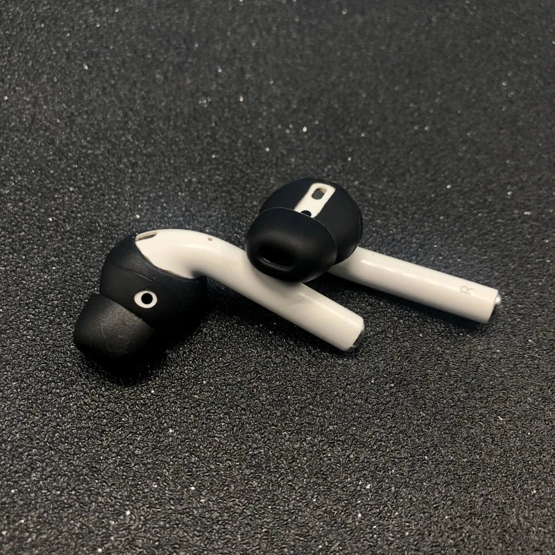 2pcs/Pair Ear Pads For Airpods 1/2 Wireless Bluetooth Iphone Earphones Silicone Covers Caps Earphone Case Earpads Eartips