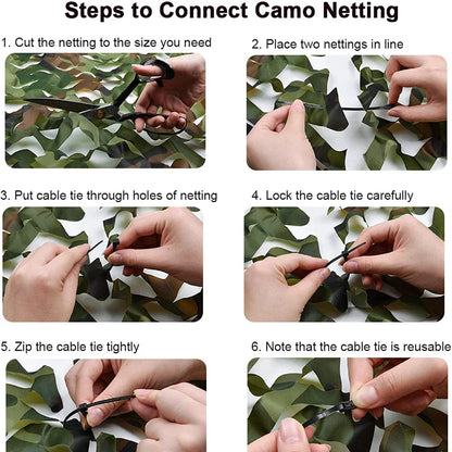 Woodland Camo Netting Camouflage Net Hunting Camo Mesh Sunshade Sail Camping Sun Shelter Car Shade Covers Privacy Cloth