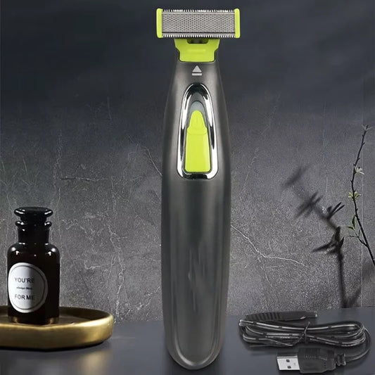 New Electric Hair Clipper Hair Trimmer for Men Body Groomer & Pubic Waterproof Hair Trimmer Replaceable Ceramic Blade 2026