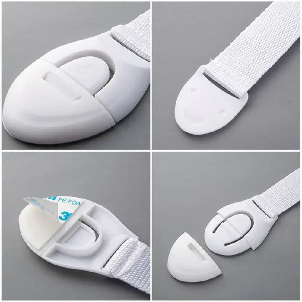 Child Safety Cabinet Lock Kids Security Protection Drawer Door Cabinet Lock Plastic Protection Baby Safety Door Lock