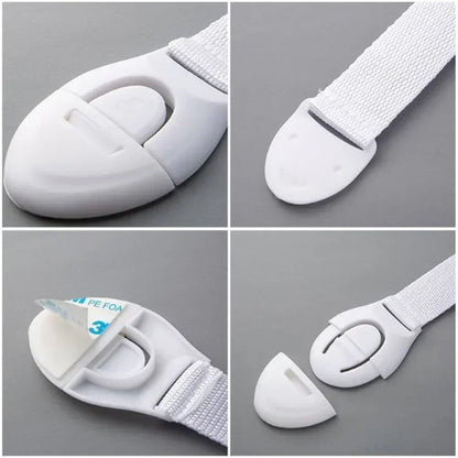 Child Safety Cabinet Lock Kids Security Protection Drawer Door Cabinet Lock Plastic Protection Baby Safety Door Lock