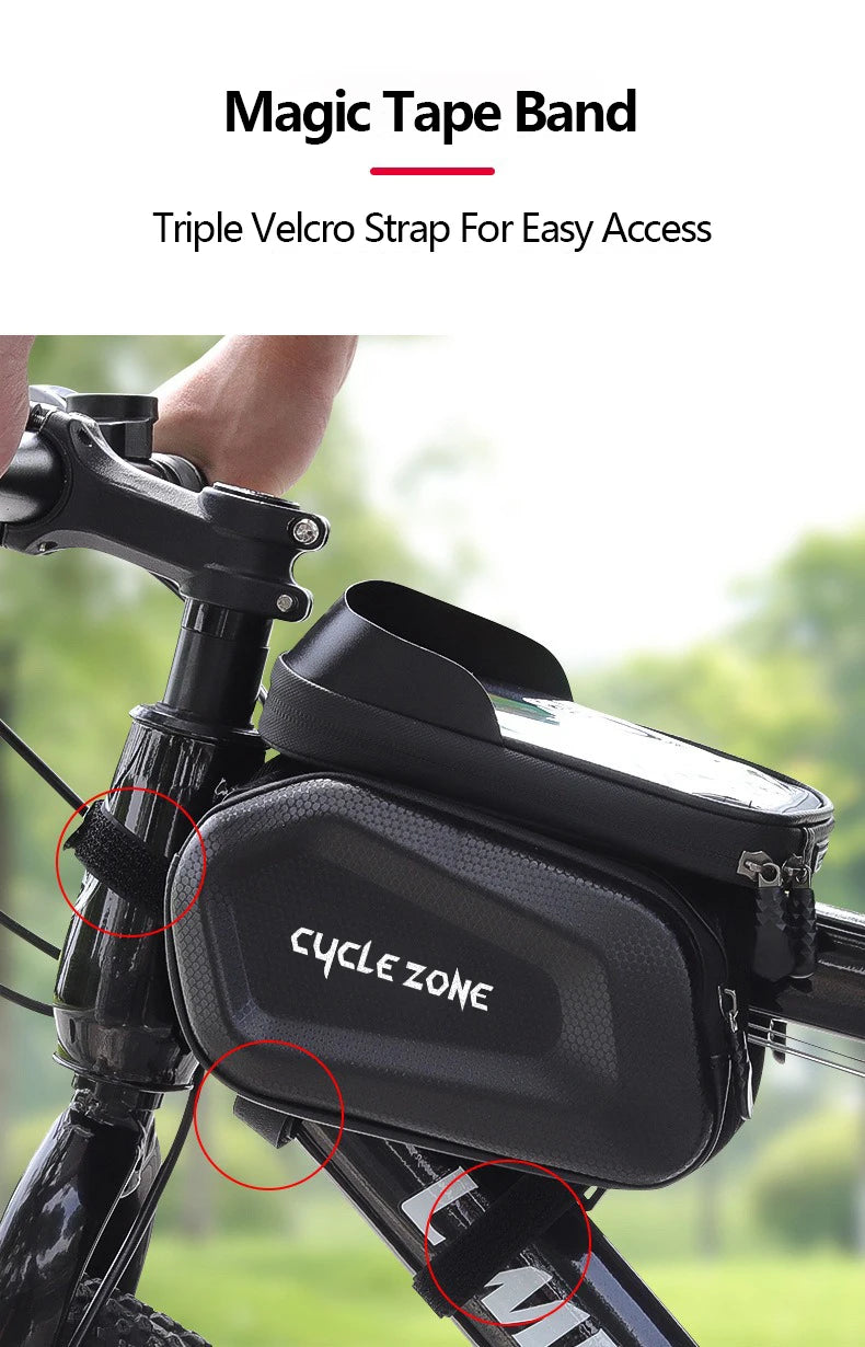 Bicycle Phone Bag Bike Top Front Tube Frame Bags Cycling Front Bag Touch Screen Road MTB Mountain Bike Phone Bags Accessories