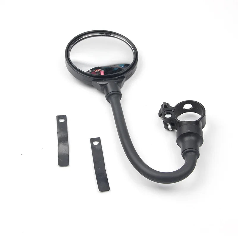 1PC Bicycle Rearview Handlebar Mirrors 360 for Mountain Road Bike Motorcycle Bendable Hose Adjustable Rearview Mirror
