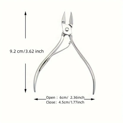Durable Stainless Steel Cuticle Nipper for Manicure and Pedicure Cuticle Clippers Trimmer Dead Skin Remover Pedicure Stainless