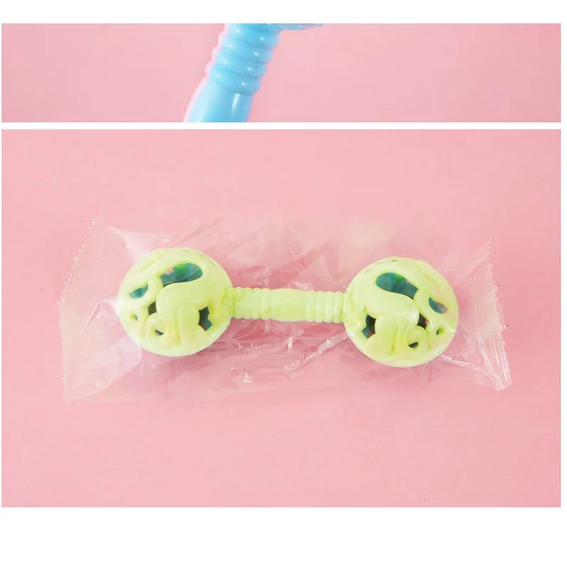 3Pcs Double-Headed Hand Rattle Party KTV Toys To Appease The Small Toy Rattle Toy shower Hand Holding Bell Gift
