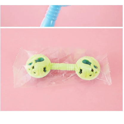 3Pcs Double-Headed Hand Rattle Party KTV Toys To Appease The Small Toy Rattle Toy shower Hand Holding Bell Gift