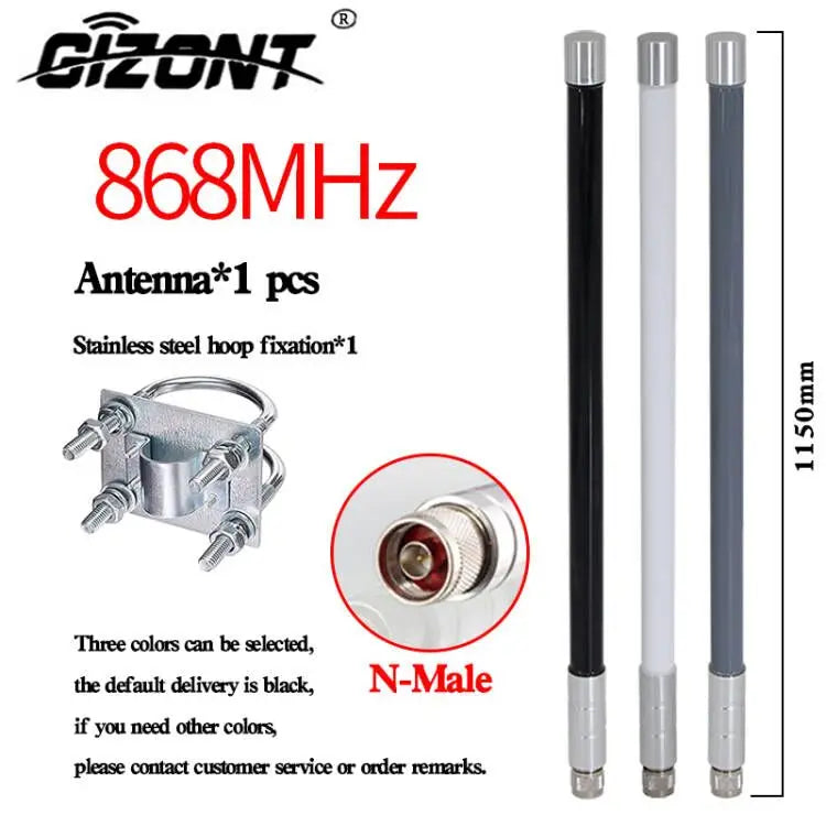 868MHz Fiberglass Antenna Outdoor OMNI Antenna 868 MHz Helium Bobcat Miner  Hotspot Antennas for Meshtastic Lorawan Long Range N