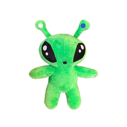 30cm Green Alien Plush Toy Anime Tentacle Horn Alien Monsters Horror Doll Boys Girls Soft Toys Stuffed Throw Pillow Kids Gifts