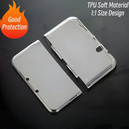 Transparent Color Protective Case For NEW 3DSLL Shell Case For NEW 3DSXL Game Console TPU Soft Material Protect Cover