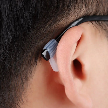 5Pairs Glasses Anti-slip Ear Hook Cover Anti-lost Silicone Glasses Legs Sleeve Holder For Sports Sunglasses Glasses Accessories