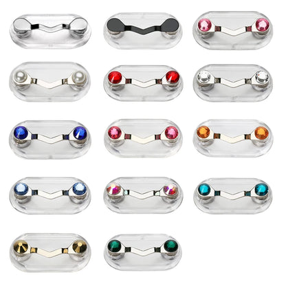 Magnetic Sunglasses Glasses Holder Badge Hangaing Headset Brooch Durable Hook Multi-Purpose Magnetic Clip for Glasses Badge