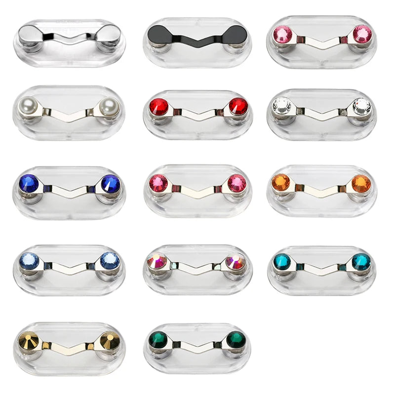 Magnetic Eyeglass Holder Keep Glasses Safe Magnetic Eyeglass Holders ID Badge Earphone