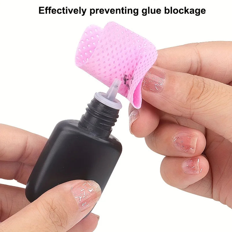 20-600pcs Lint-Free Nail Wipes Gel Cleansing Tissues Aluminum-Free Nail Polish Remover Pads for Nail Beauty Cleaning Care Tool