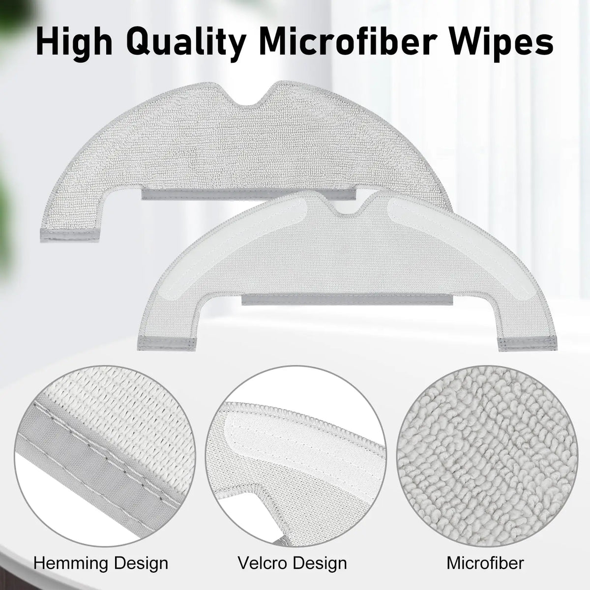 Mop Cloth For Xiaomi Robot Vacuum X10 For Dreame Z10 Pro Wipes Rags Vacuum Cleaner Spare Parts