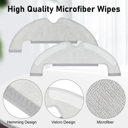 Mop Cloth For Xiaomi Robot Vacuum X10 For Dreame Z10 Pro Wipes Rags Vacuum Cleaner Spare Parts