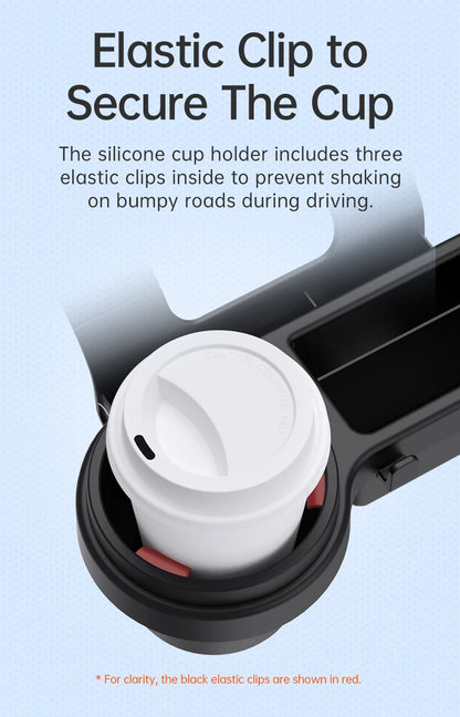 Car Cup Stand Phone Holder Mount Tray Side Door Window Storage Barrel Pocket Hanging Storage Rack with Auto Interior Accessories