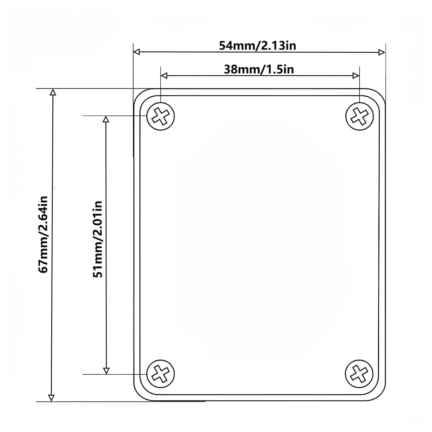 1Set  Bass Guitar Neck Plate,Electric Guitar Neck Joint Connecting Strengthen Plate with Plastic Back Plate & Mounting Screws