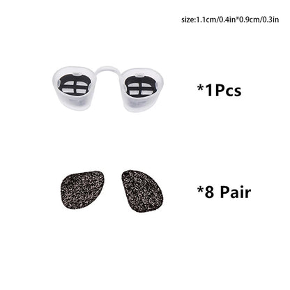 Comfortable Nose Invisible Nasal Filters Anti Air Pollution Pollen Allergy Mask Removable Nose Dust Filter