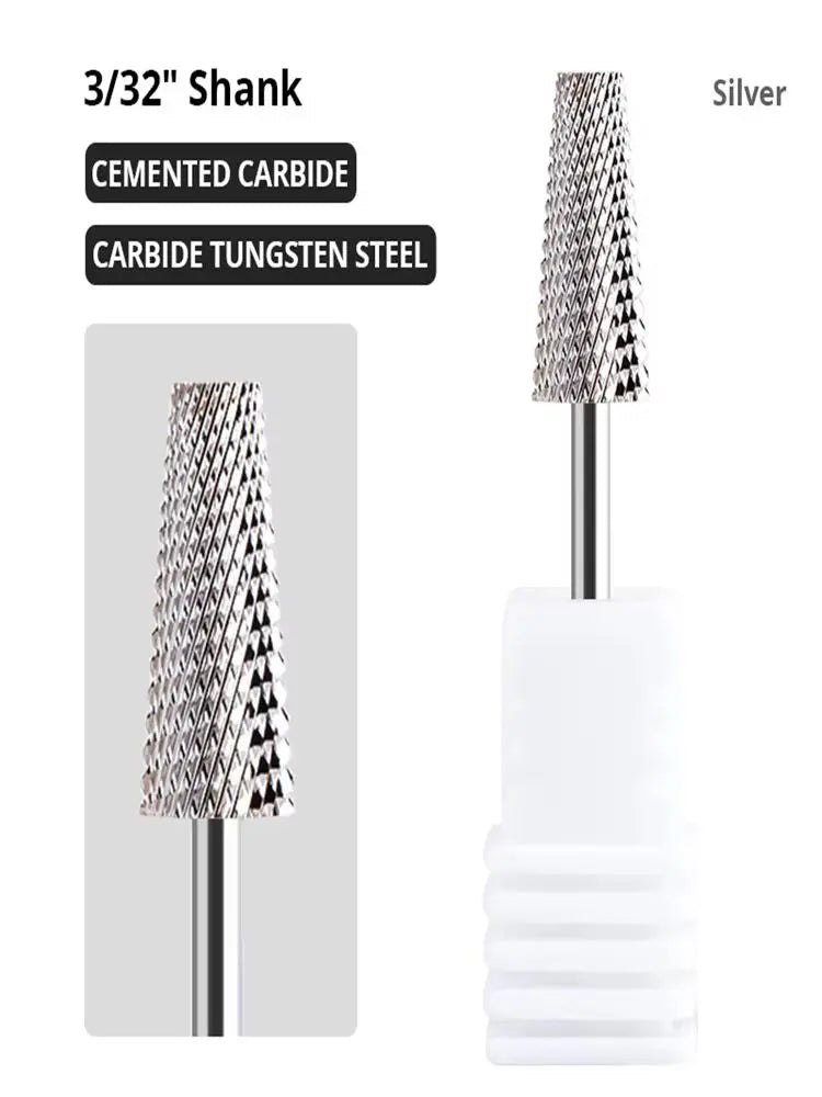 3in1 Titanium Grinding Head, ladder Grinding Head，Tungsten steel Nail Drill Bit