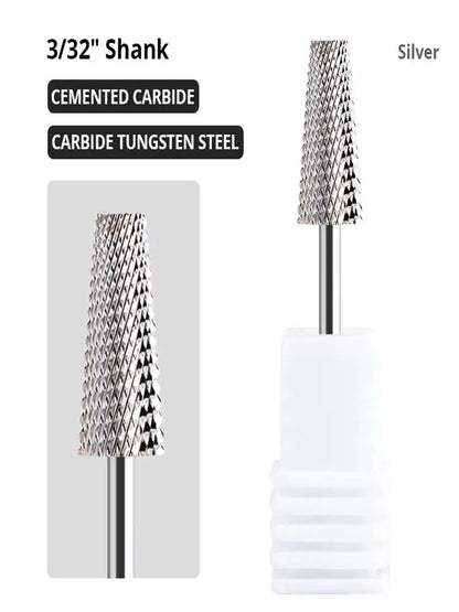 3in1 Titanium Grinding Head, ladder Grinding Head，Tungsten steel Nail Drill Bit