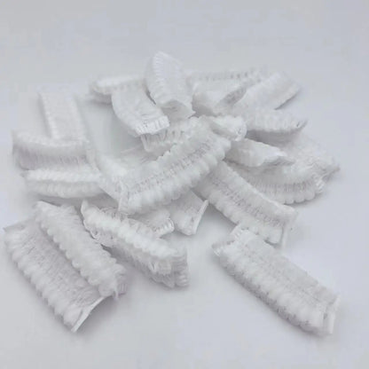 100 PCS Microphone Hygiene Cover Odor Removal Disposable Disposable Non-woven Windscreen Protective Mic Pad for KTV Karaoke Supp