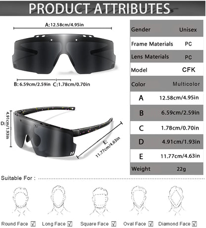 3-8 Year Old Children Outdoor Sunglasses Kids Boys Girls Bicycle Glasses UV400 Youth Sport Baseball Camping Mtb Bike Eyewear