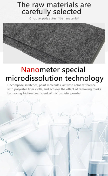 Upgraded Nano Magic Scratch Remover Cloth Multipurpose Car Paint Scratch Repair Cloth Shine Restore
