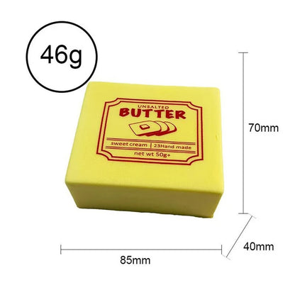 Butter Stick Squishy Toy Slow Rising Squeeze Toy Butter Bar Brick Squishy Fidget Toy Anti Stress Release Hand Relax Gift Toy