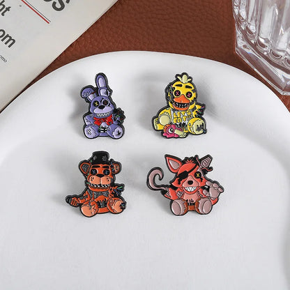 Personalized anime characters Enamel Pin painter Brooch Pins Badge on Backpack Clothing Accessories funny Jewelry Friends Gifts