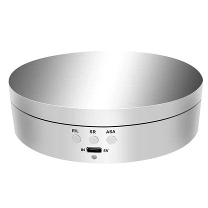 Electric Rotating Base Display Stand 3 Speeds 360 Degree Turntable Jewelry Holder USB/Battery Powered Rotating Tray