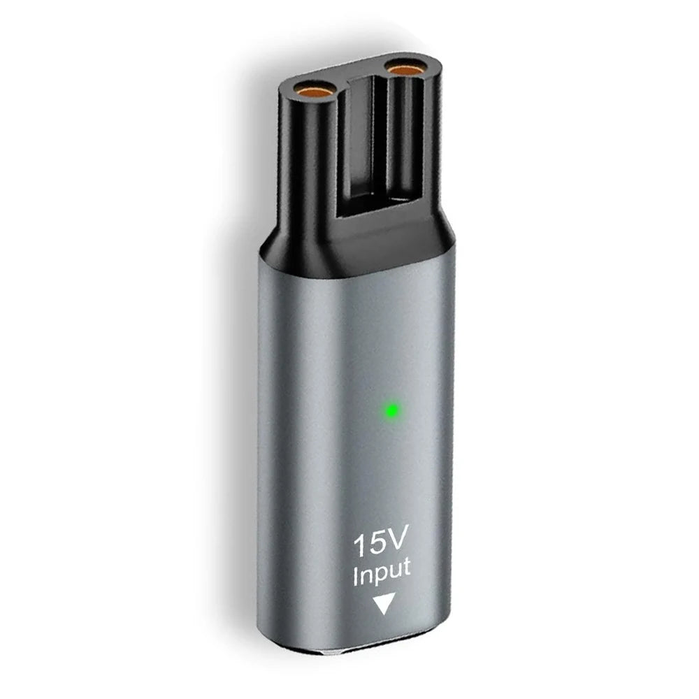 LISI 15V HQ8505 Type-C Shaver Adapter Charging Converter for Philips Norelco One Blade Pro QP6510 QP6520 QP6530 Beard Trimmer