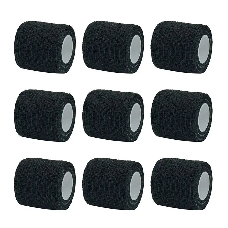 3/15/30/48Pcs Black Sport Self Adhesive Elastic Bandage Wrap Tape Elastoplast For Knee Support Pads Finger Ankle Palm