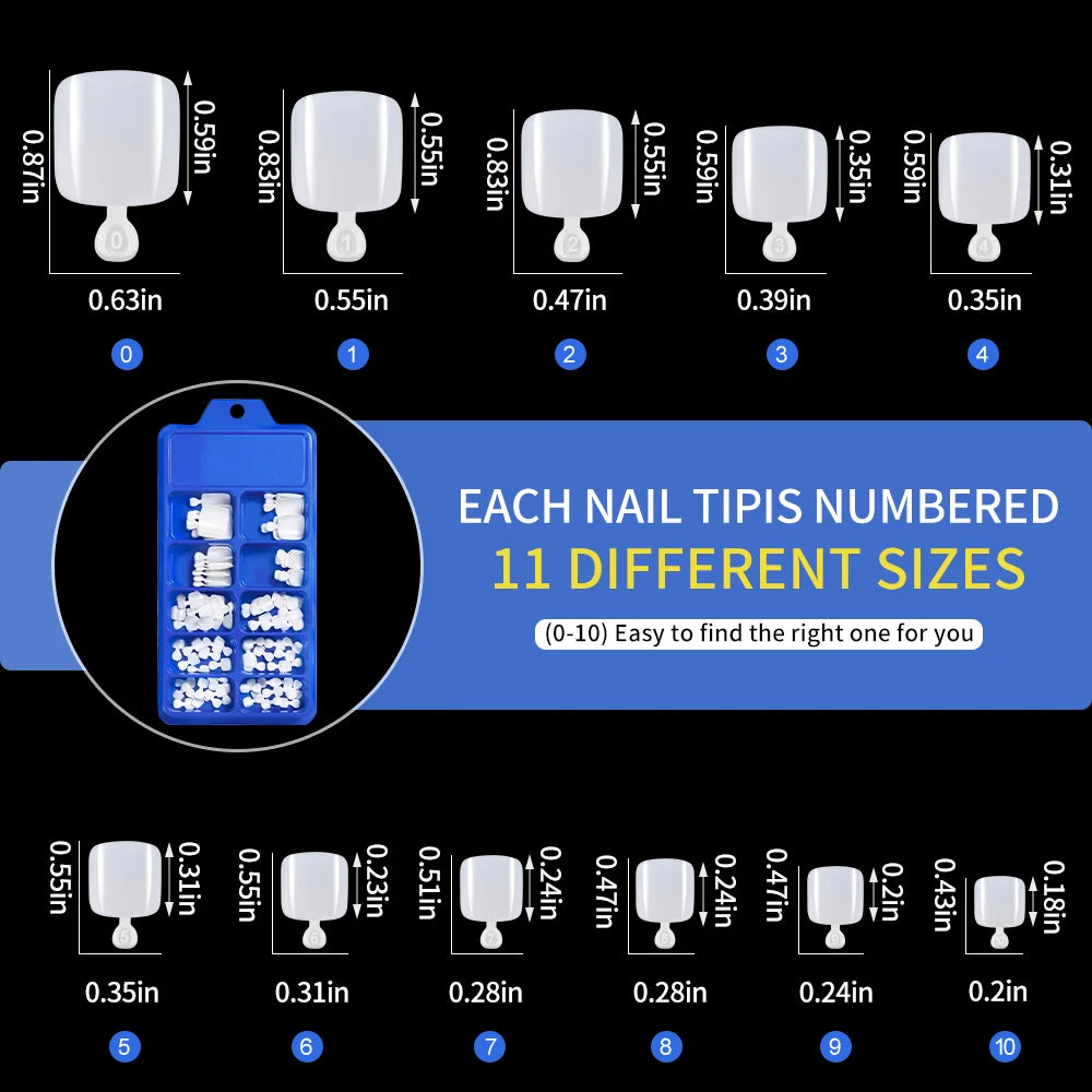 100pcs Classic White Fake Toenails Short Square Full Cover Press On Toenail Artificial False Toe Nails Tips for Women Daily Wear