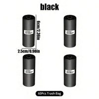 4 Roll Black Bag