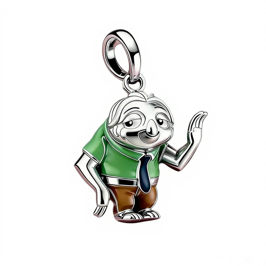 2026 Hot Sale Fine Charms Zootopia Series Judy Hopps & Nick Wilde Beads Fit Original Snake Bracelets DIY Women Jewelry Gifts