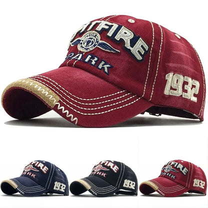 Men Women Cotton Embroidered Letter Printed Baseball Cap Cowboy Hip Hop Dance Club Snapback Hat Visors Summer Sports Sun Hats