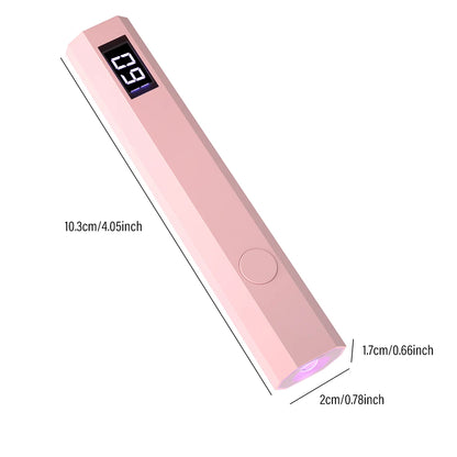 YIKOOLIN Convenient Handheld Nail Dryer Lamp UV/LED Nail Curing All Gel Polish Nail Art Tool Nail Art Convenient Nail Lamp
