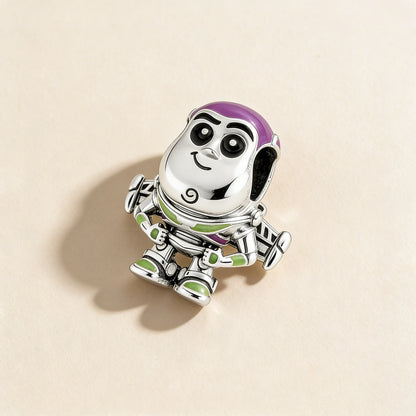 Disney Toy Story Monsters, Inc.Charm Beads Pendant Fit Original Snake Silver Bracelet Necklace Beads For Diy Jewelry Women Gift