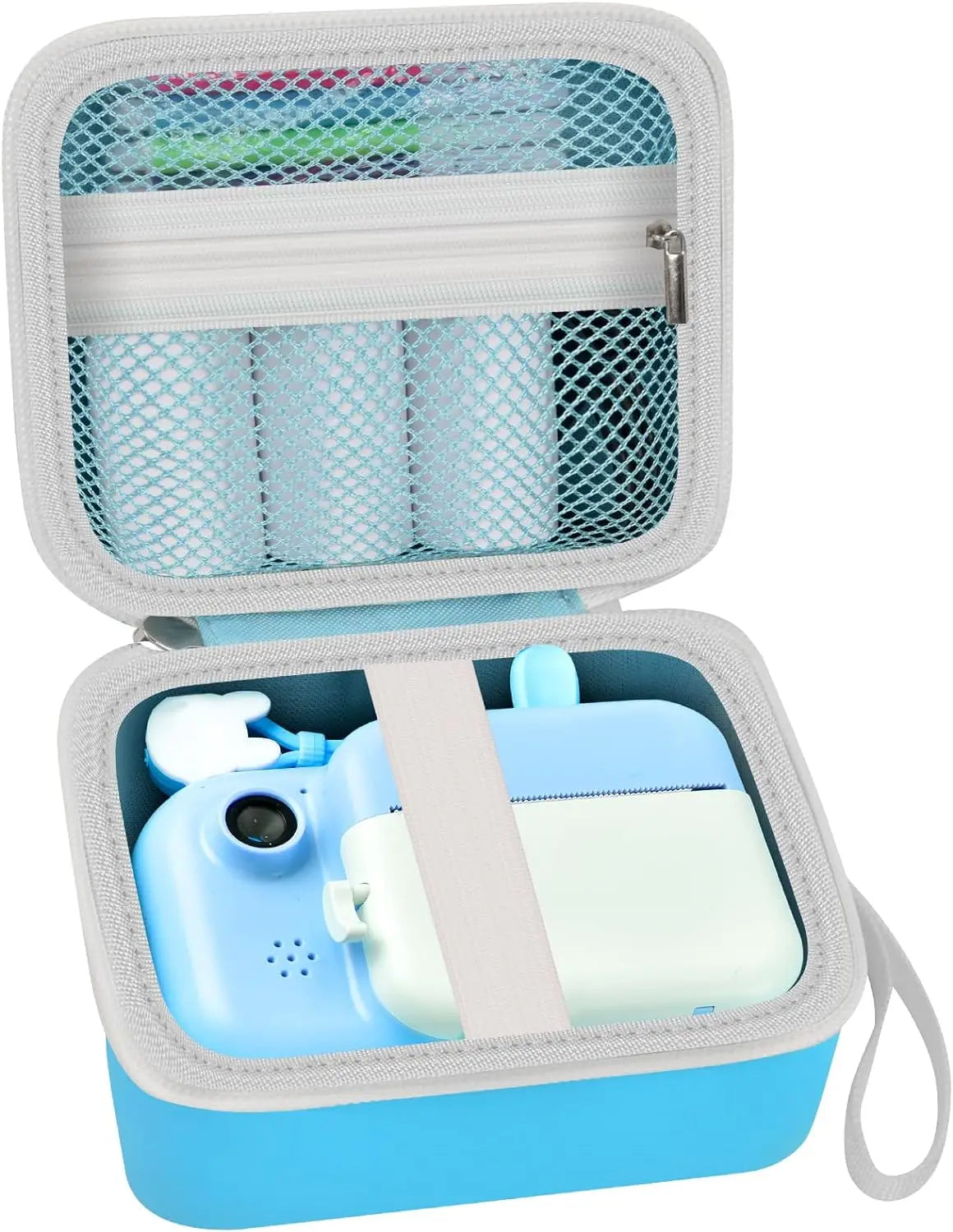 Kids Instant Print Camera Case Portable Storage Bag Toddler Digital Camera Print Paper Organizer Compatible With Most Brands