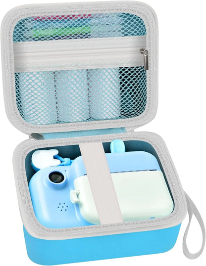 Kids Instant Print Camera Case Portable Storage Bag Toddler Digital Camera Print Paper Organizer Compatible With Most Brands